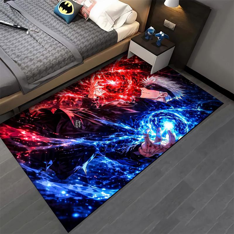 Cool Fire and Ice Balance Style Carpet Suitable for use as an anti-slip game mat for living room and bedroom sofas