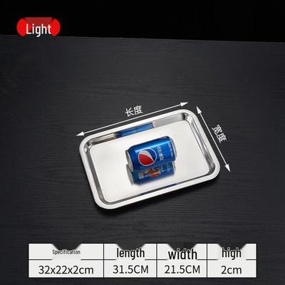 Handun Stainless Steel Rectangular Serving Tray