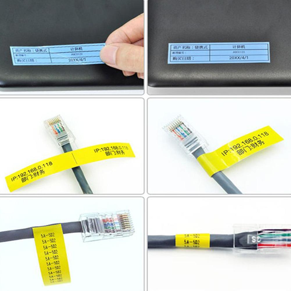 Exquisite Labeling Tape Waterproof Tag Sticker for Label Printer