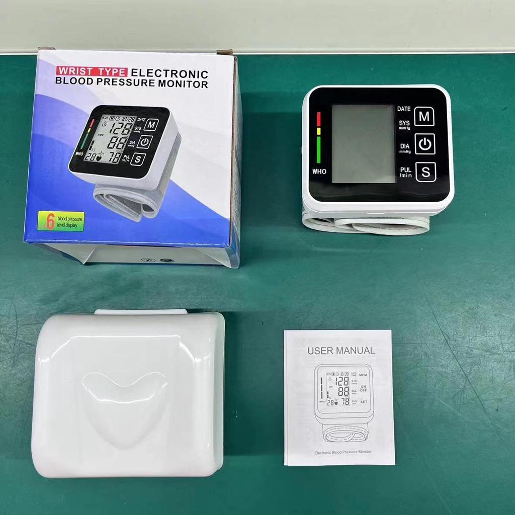 Smart Wrist Blood Pressure Monitor - Electronic Home Measuring Device