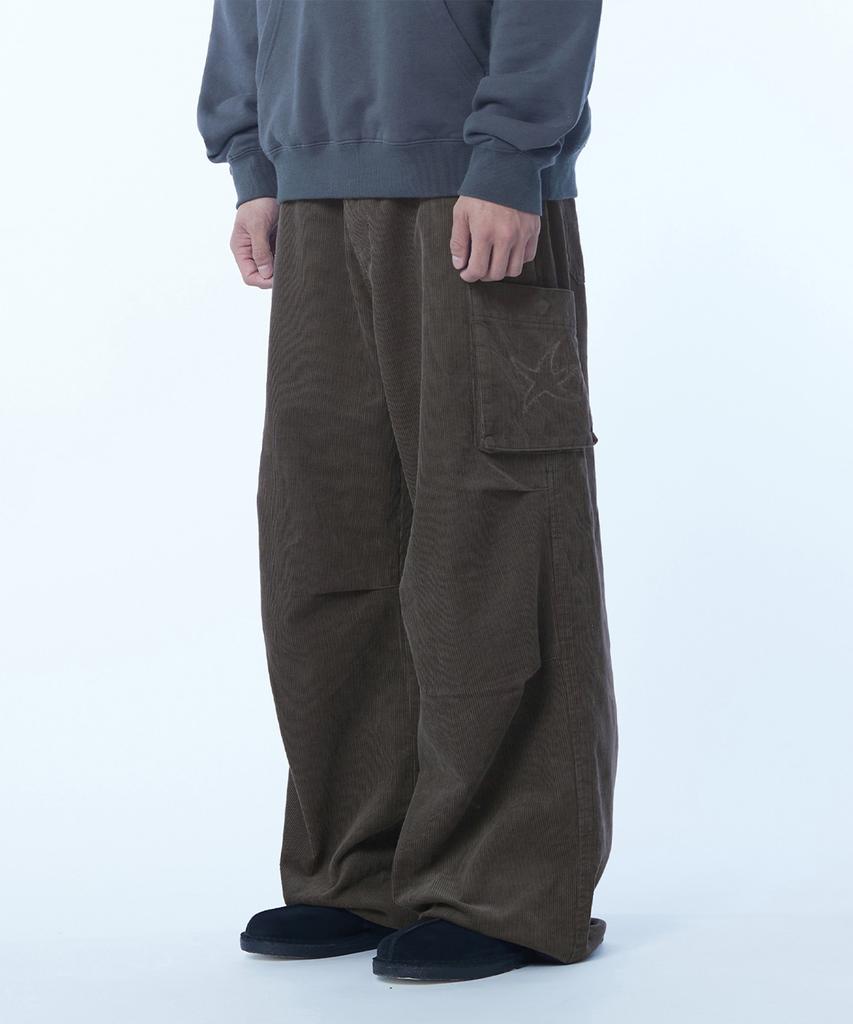 THE COLDEST MOMENT Tcm Corduroy Cargo Pants (Vintage Brown)