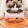 Stainless Steel Pet Heating Water Bowl Large Capacity Energy-saving Heating Water Basin Low Noise Removable Pet Water Feeder