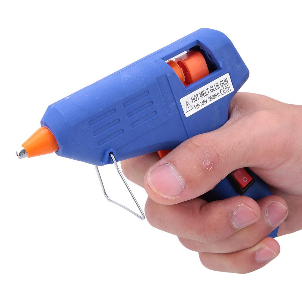 20W Hot Melt Glue with Manual Electric Hot Melt Glue (Black )