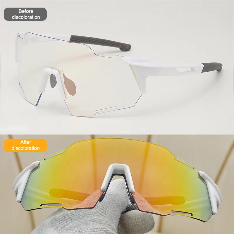 Photochromic Cycling Sunglasses For Men Women Bike Glasses Riding Driving Uv400 Mountain Bicycle Goggles Eyewear Sports