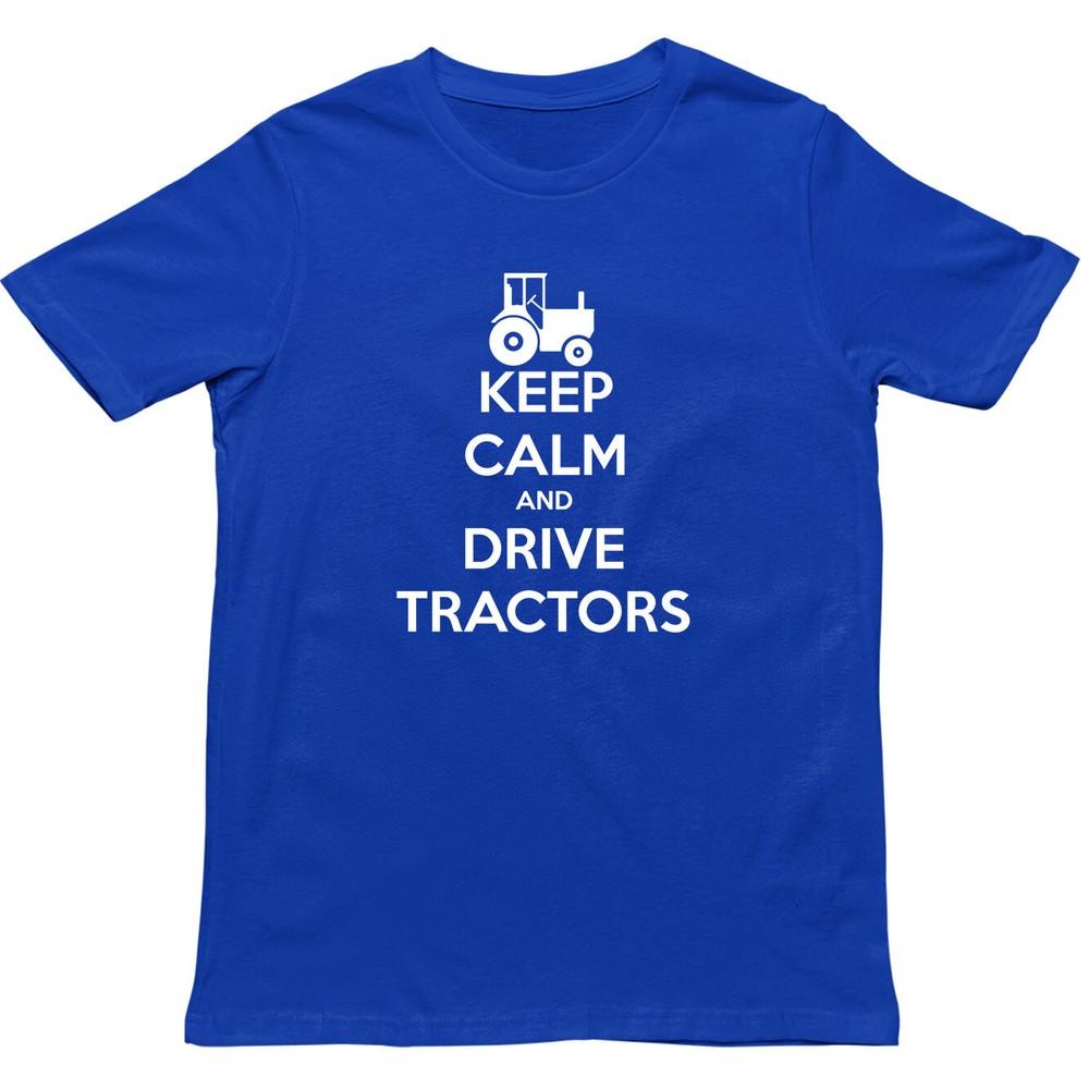 Keep Calm And Drive Tractors T ShirtFunny Farmer Tee Gift For Tractor Lovers