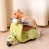 Pet Toys Mini Motorcycle Electric Bike Toy Kitten Hamster Stunt Rotation Labubu Accessories Scooter Motorcycle with Lights Music