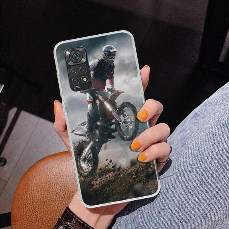Motocross Motorcycle Dirt Bikes Phnoe Case for Phnoe Case for Xiaomi Redmi Note 15 14 14S 13 Pro Plus 12 12S 11S 11E 10S 10 11T