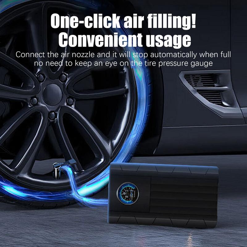 Portable Smart Electric Pump Electric Tire Inflator Cordless Smart Cycle Air Compressor Multifunctional Smart Auto Pump