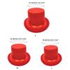 Dress Up Magicians Top Hat for Women Man Theme Party Hat with Roll Brims Costume Gentleman Top Hat HippiesCap Photo Hat