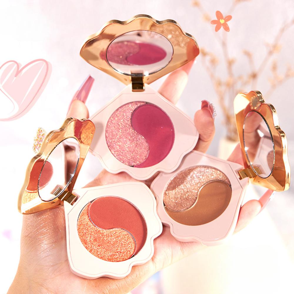 Colorful and Charming Eye Shadow, Fine Powder, Smooth Application, Soft and Non-flying Powder, Matte Mashed Potato Texture