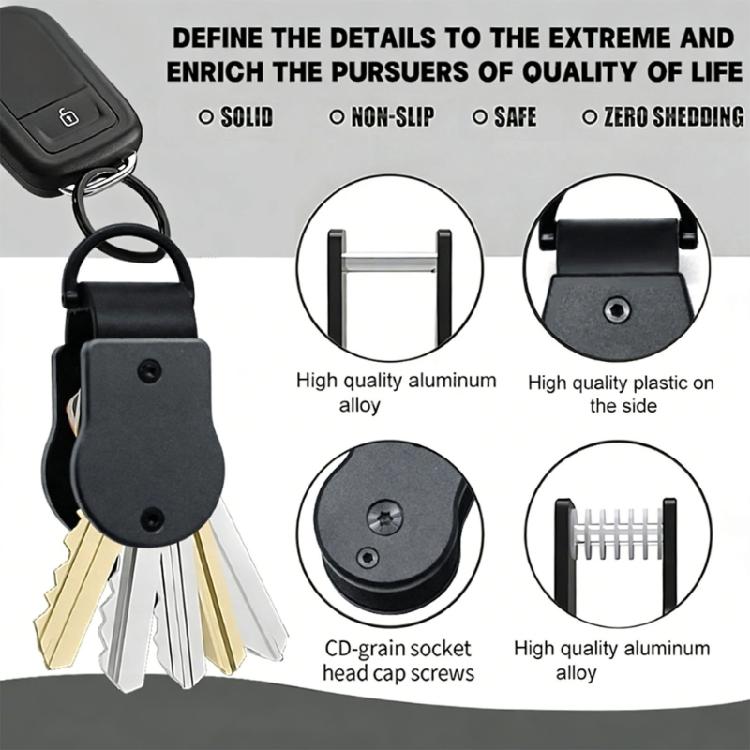 Modern Key Storage Rings With Smooth Surfaces Finish Motorcycle Key Holder Key Organizers Suitable For Office And School