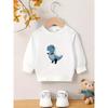 European Size Unique And Stylish Print Pattern,Comfortable And Easy Spring And Autumn Lightweight Sweatshirt for Baby  with a Versatile Round Neck