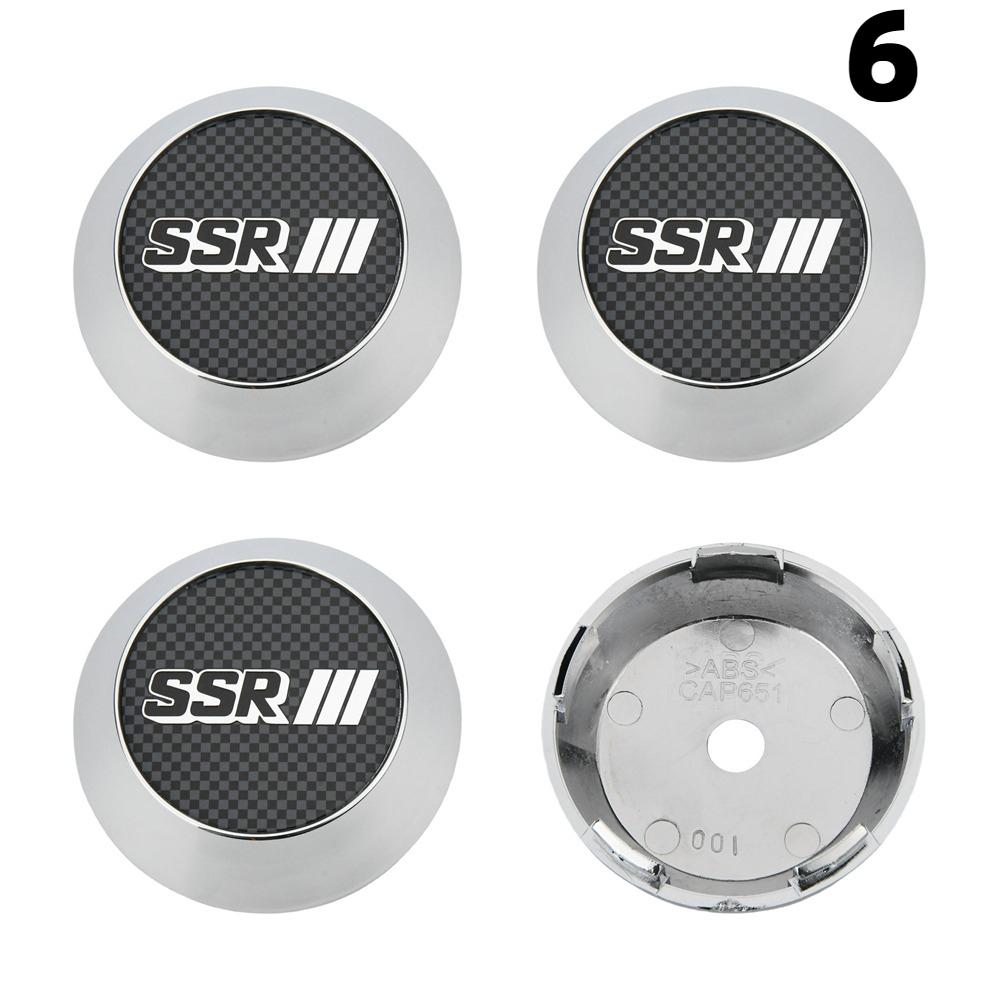 1Set/4PCS 65MM & 68MM Cap For Rims SSR XXR Emblem Wheel Center Cap Sport Car Logo Wheel Cover Hub Caps