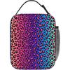 Rainbow Leopard Prints Lunch Bag, Insulated Lunch Box for Women Adult,Tote Bag for Picnic Office Travel Beach or Hiking