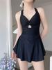 Women's Sleek Open-Back Push-Up Swimsuit - New Style, Slim Fit, Pure Desire for Vacation and Hot Springs
