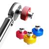 Mini Ratchet Screwdriver Space Saving 1/4" Socket Bit Adapter Anti Slip Portable Hand Tool for Rental Home Repairs