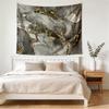Luxury Gold Marble Wall Tapestry Abstract Art Wall Hanging Tapestry Modern Aesthetic Wall Decor For Living Room Bedroom Dorm