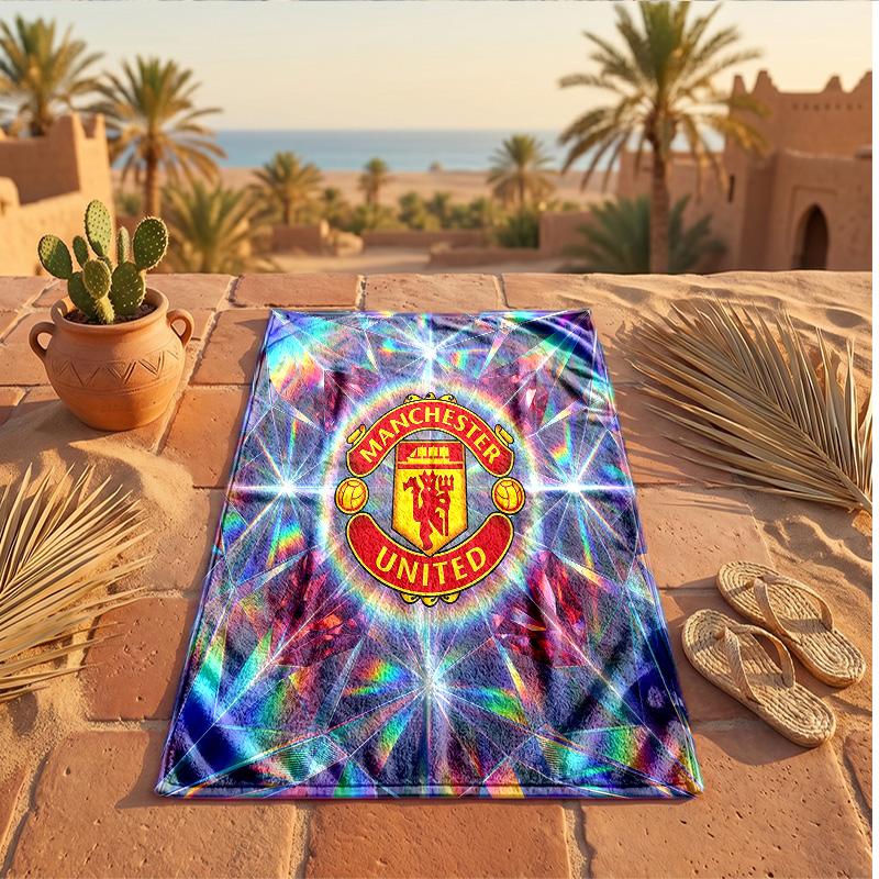 Manchester United Print Microfiber Beach Towel Quick Dry Absorbent Large Towel For Beach Swimming Travel