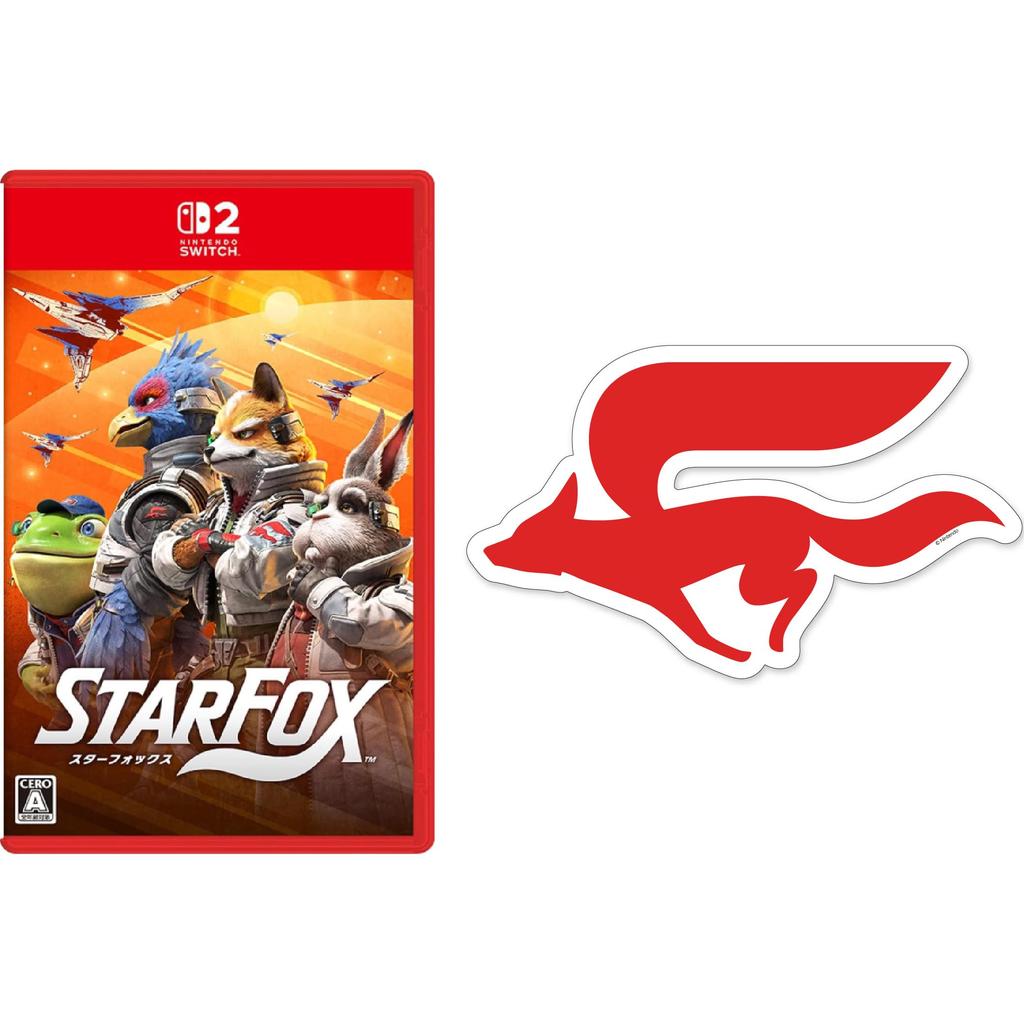 Adesivo Ícone Star Fox 98mm x (Interruptor 2) Morcego Bônus (aprox.. 59 mm) incluído.