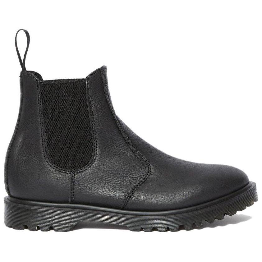 Dr. Martens 2976 Leather Comfortable Casual Short Chelsea Boots Unisex boots Black 16768001