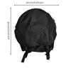 Hanging Spare Tire Cover with Storage Compartment Waterproof Mounted Protector Bag