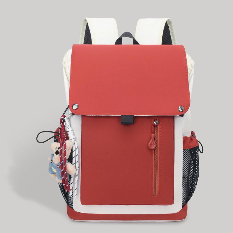Schoolbag Unisex Japanese ins High Value Backpack 1011 New Large Capacity High School Student Backpack