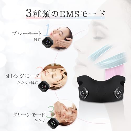 Featured In Popular Magazines! ANLAN Facial Beauty Device, EMS Lift, Face Belt, Facial Muscles, Face, Facial Line, Double Chin, Mask-Style Wearable Fa