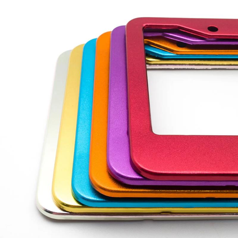 aluminum alloy License Plate Frame Holder Auto 1X USA American License Plate Covers Frames 6