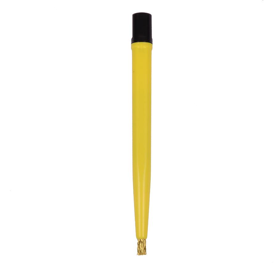 3Pcs/Set Scratch Brush Pen Set Brass Steel Fiberglass Tip Rust Removal Cleaning Pen Watch Electronic Cleaning Tool Watchmakers