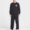 Nike T Shirts Men's Black Crew Neck Moderate IH4134-010