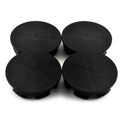Radnabendeckel, Außendurchmesser 48mm, Innendurchmesser 42mm, Set mit 4 Stück, Schwarze Nabendeckel