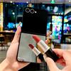 Mirror Make Up Phone Case for Samsung Galaxy Z Flip 7 6 4 Flip7 Zflip Flip6 Ultra Slim Thin Shockproof Ins Korean Cover