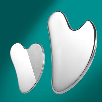 1Pcs Aço Inoxidável Folículo Capilar Limpeza Raspador de Cravos Gua Sha Raspador Massageador Para Cuidados Com a Pele Facial Placa Massageador Facial