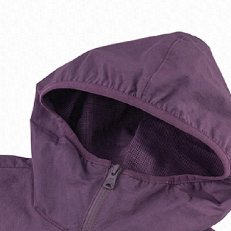 Timberland Outdoor UV Protection Loose Fit Hooded Casual Long Sleeve Jacket Women Jackets Vintage-Violet A5PHP-ENX