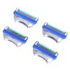 4Pcs Safety Blades Cassette Shaver Suit For Shaving Blades Replacement 5 Layer Shaving Razor Blades
