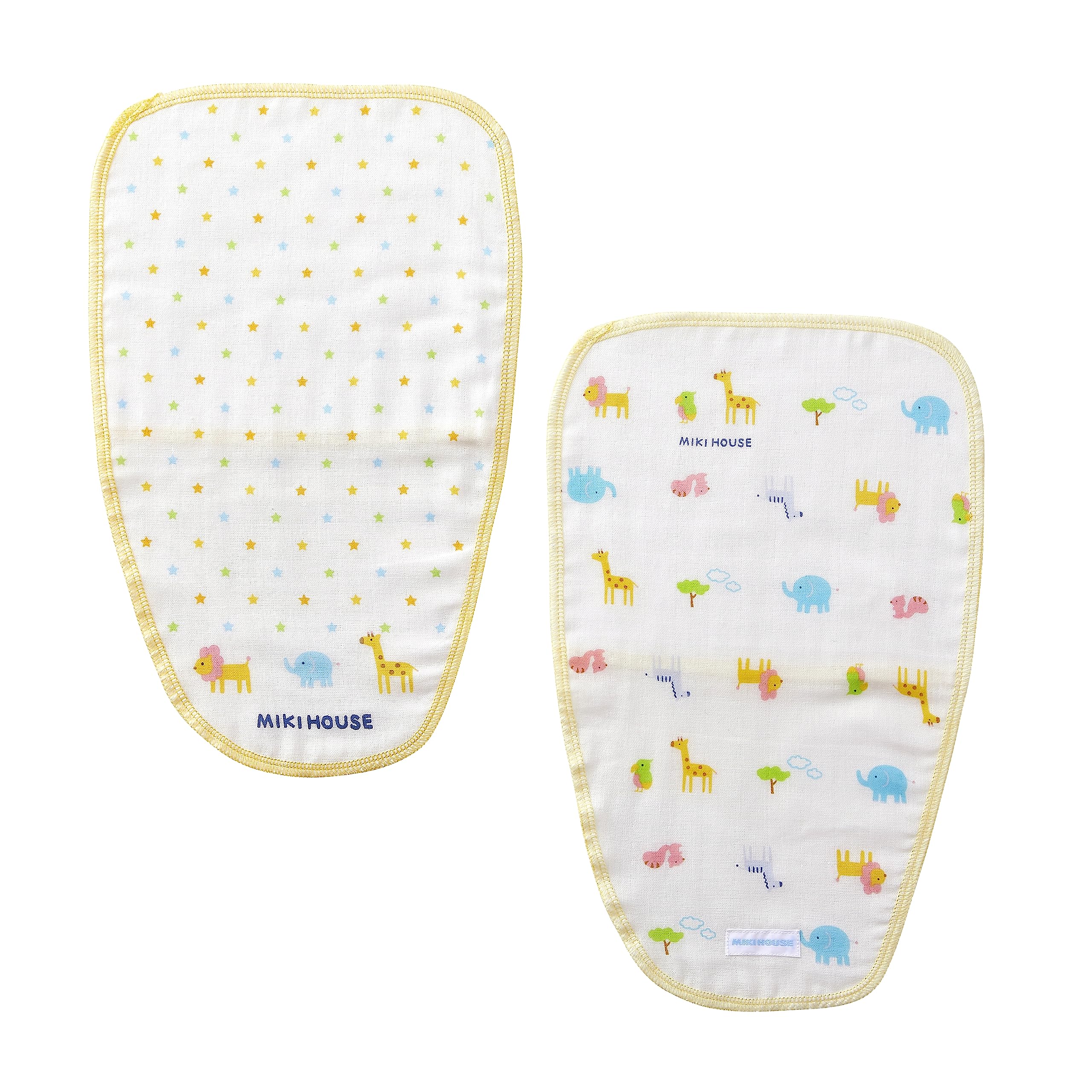 

Впитывающие пот накладки Набор впитывающих пот подкладок Сделано для малышей Разноцветный [Miki House] Набор, 2, Марля, 100% хлопок, Япония, Мальчики, Девочки, Младенцы,