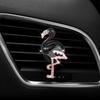 Diamond Flamingo Clips Perfume Car Air Outlet Aromatherapy Clip Perfume Clip Air Freshener Clip Auto Interior Accessories