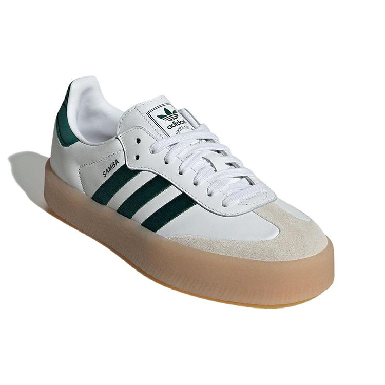 New Adidas Originals Sambae White Collegiate Green Gum Women's ID0440