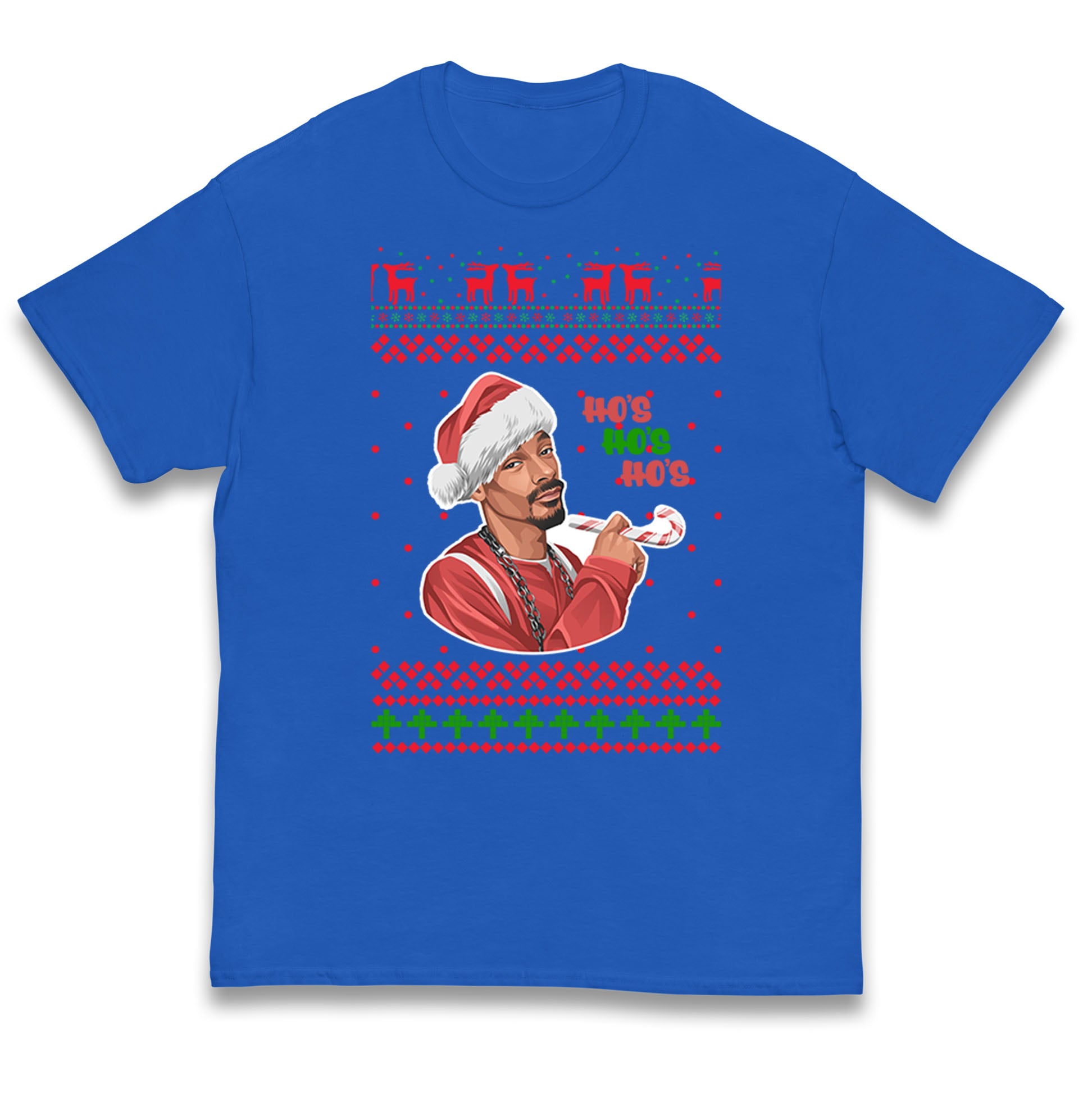 Snoop Dogg Ho s Ho s Ho s Christmas Kids T Shirt 110