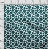 oneOone Tessuto Cotone Elasticizzato Stampato a Pois Tessuto Artigianale BTY Larghezza 40 Pollici