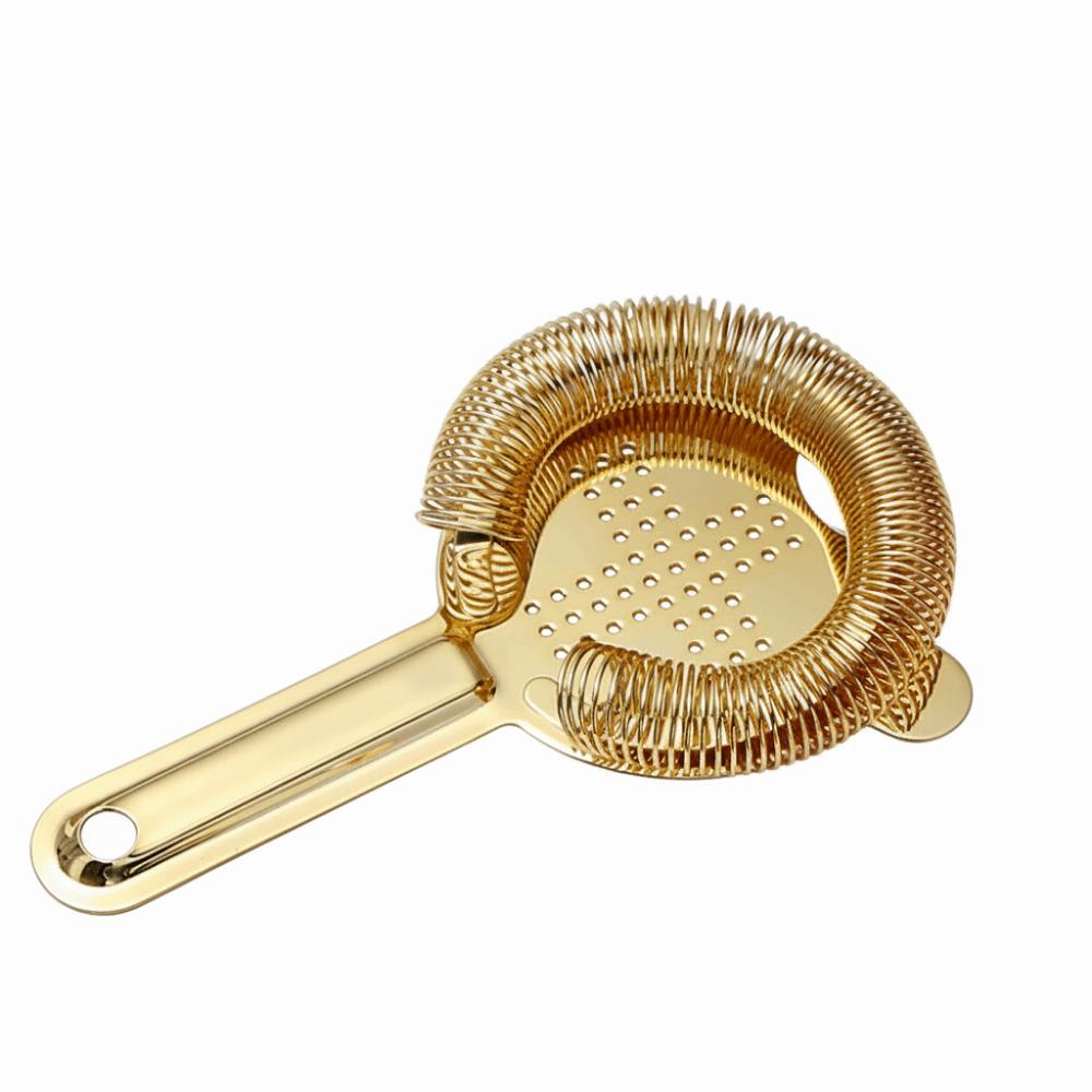 Cross Shape Bar Strainer Removable Spring Bar Tool Ice Separator Cocktail Strainer  Coffee