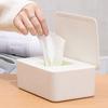 Wet Wipes Dispenser with Lid Plastic Tissue Dispenser Box for Bathroom Bedroom Living Room