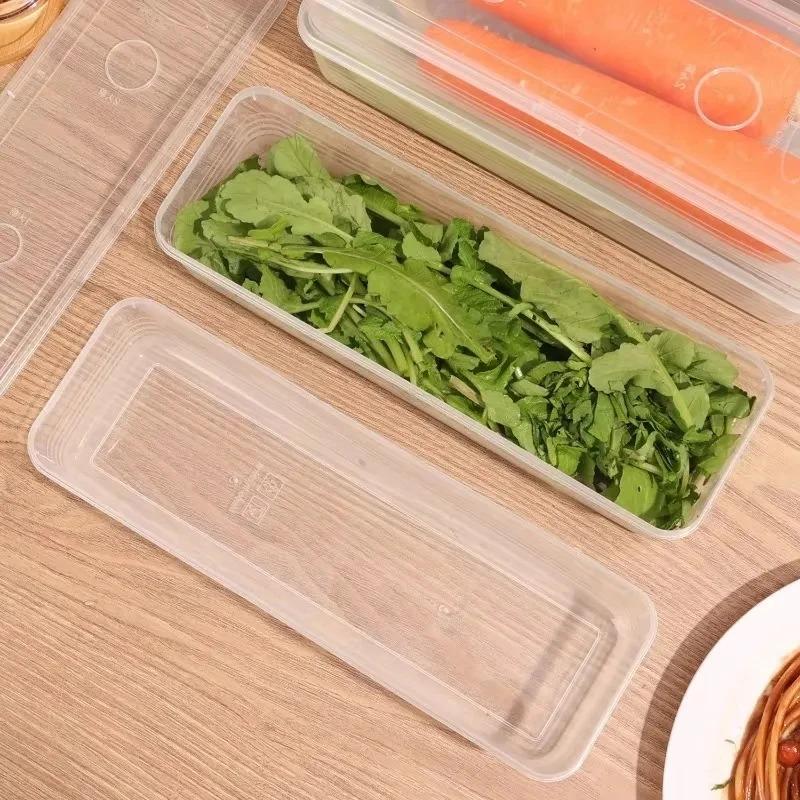 Refrigerator Preservation Storage Box Storage of Scallion and Cilantro Noodles Vegetable Fruit Home Storage Basket Containers