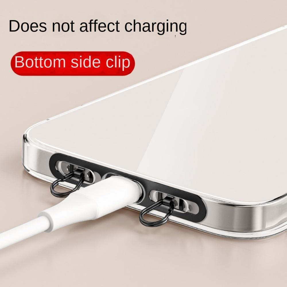 Adjustment Mobile Phone Lanyard Double Buckle Phone Neck Straps  Lanyard Patch
