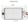 48 LED Panel Light Car Interior Reading Lamp High Brightness Cabin Lights for Truck RV Boats Lights 12V-85V