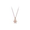 Shining Snowflake Necklace Set Women Necklace Rose-Gold ZT1060