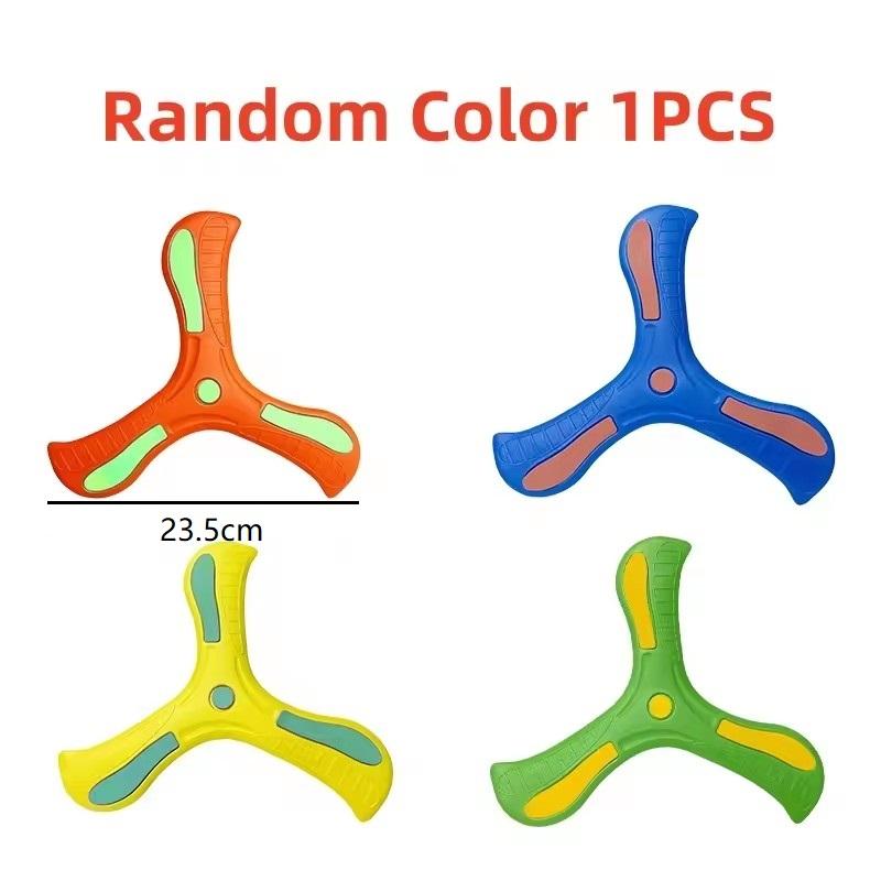 

Toys Children Outdoor Sport Flying Disc Soft EVA Touching Boomerang Return Dart Hand Throw Spinner Parent-Child Interactive Game