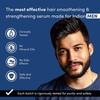Man Matters Hair Serum For Men Non Sticky Shine Smooth Frizz Control For Silkier Hair 90 Ml Lightweight