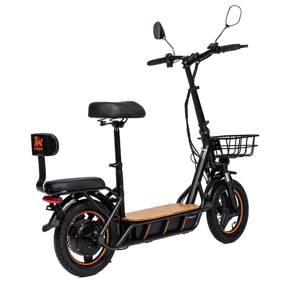 Elektroroller Kukirin 14" 500W Motor City Elektroroller 48V 26AH Max. Reichweite 100Km Last 120Kg Schwarz C1 Pro