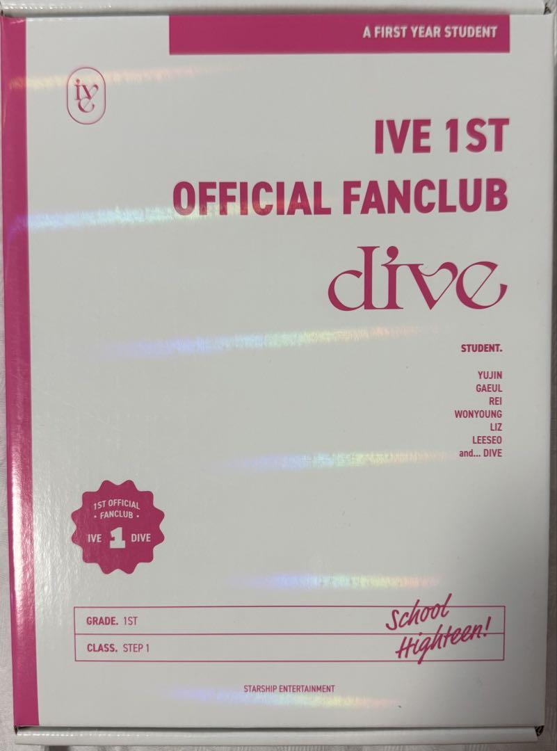 

[USED] IVE Korea FC 1st Edition Bonus Set Opened to check contents
